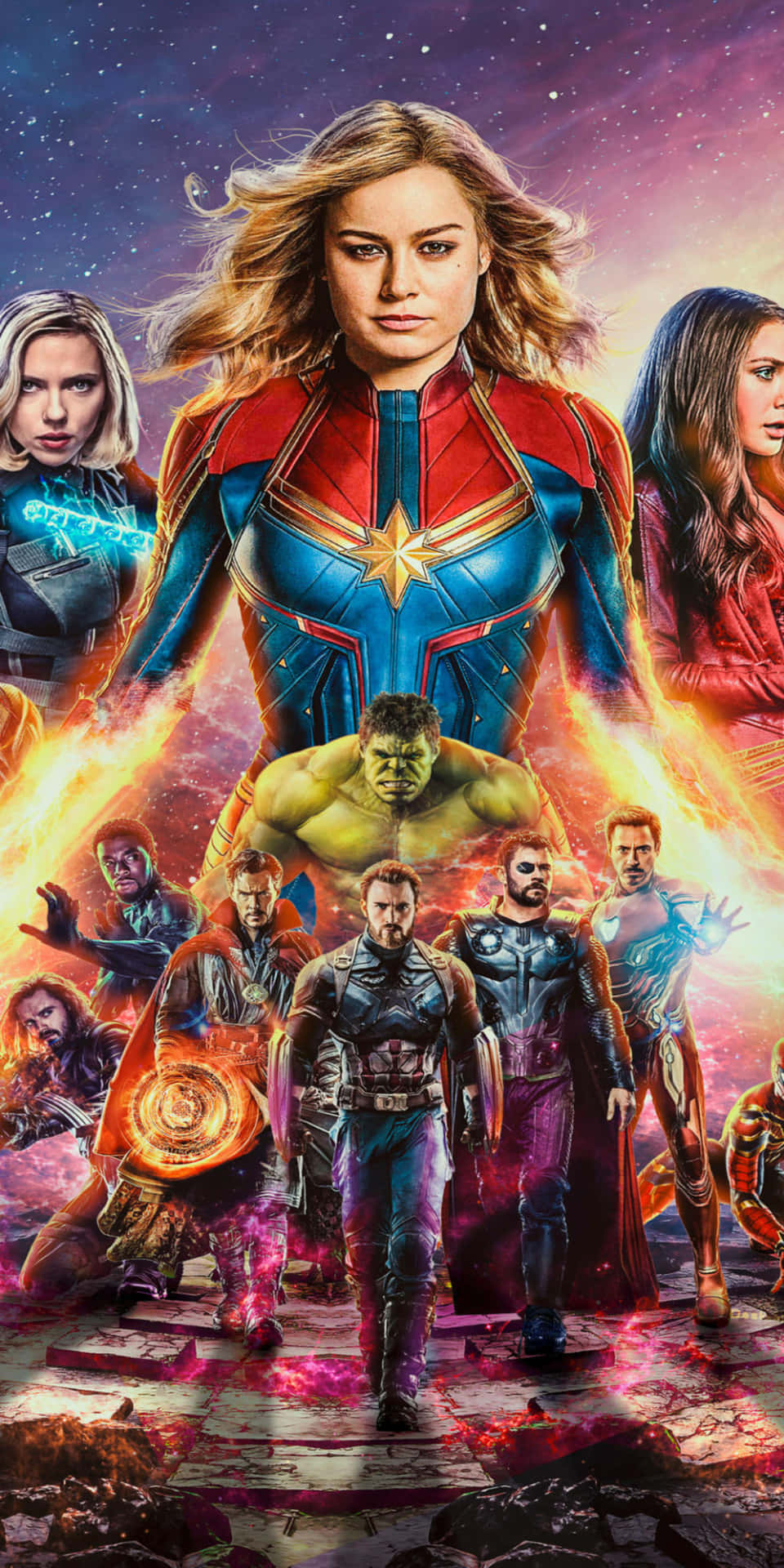 Pixel 3 Avengers Background Wallpaper