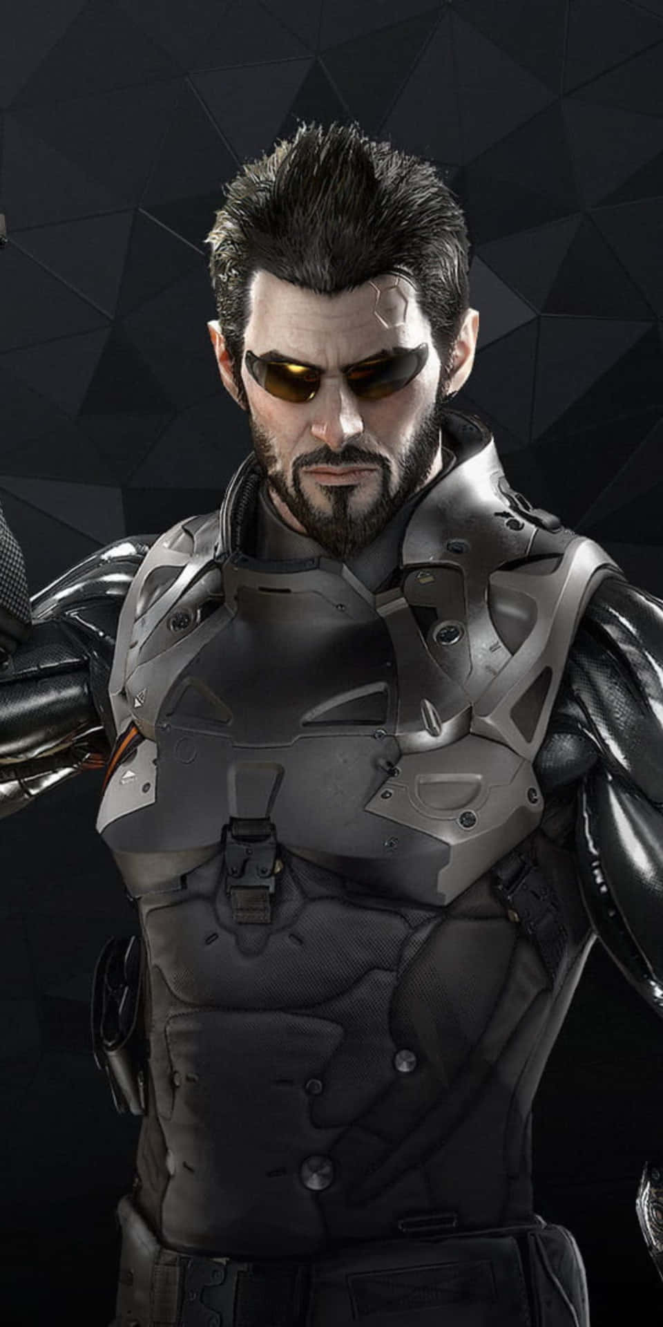 Pixel 3 Deus Ex L'umanità Ha Diviso Lo Sfondo