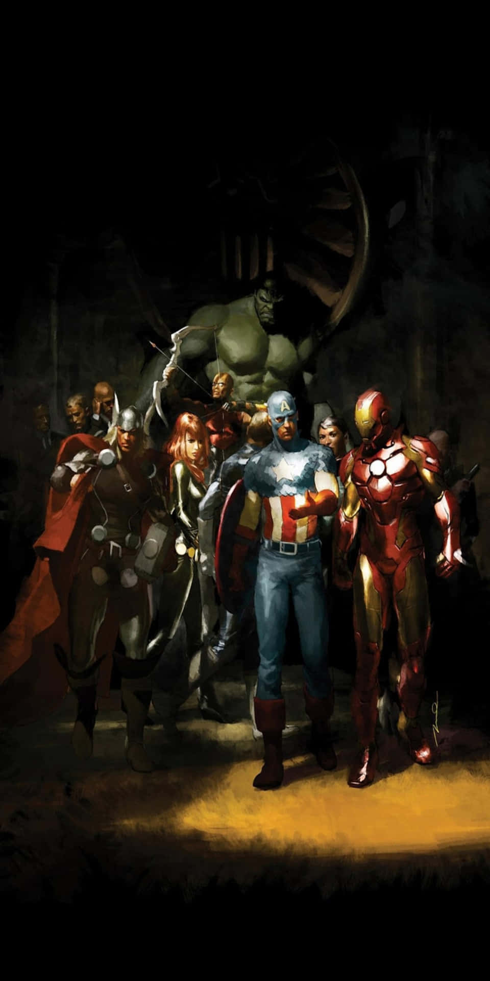 Pixel 3 Marvel's Avengers Background Wallpaper
