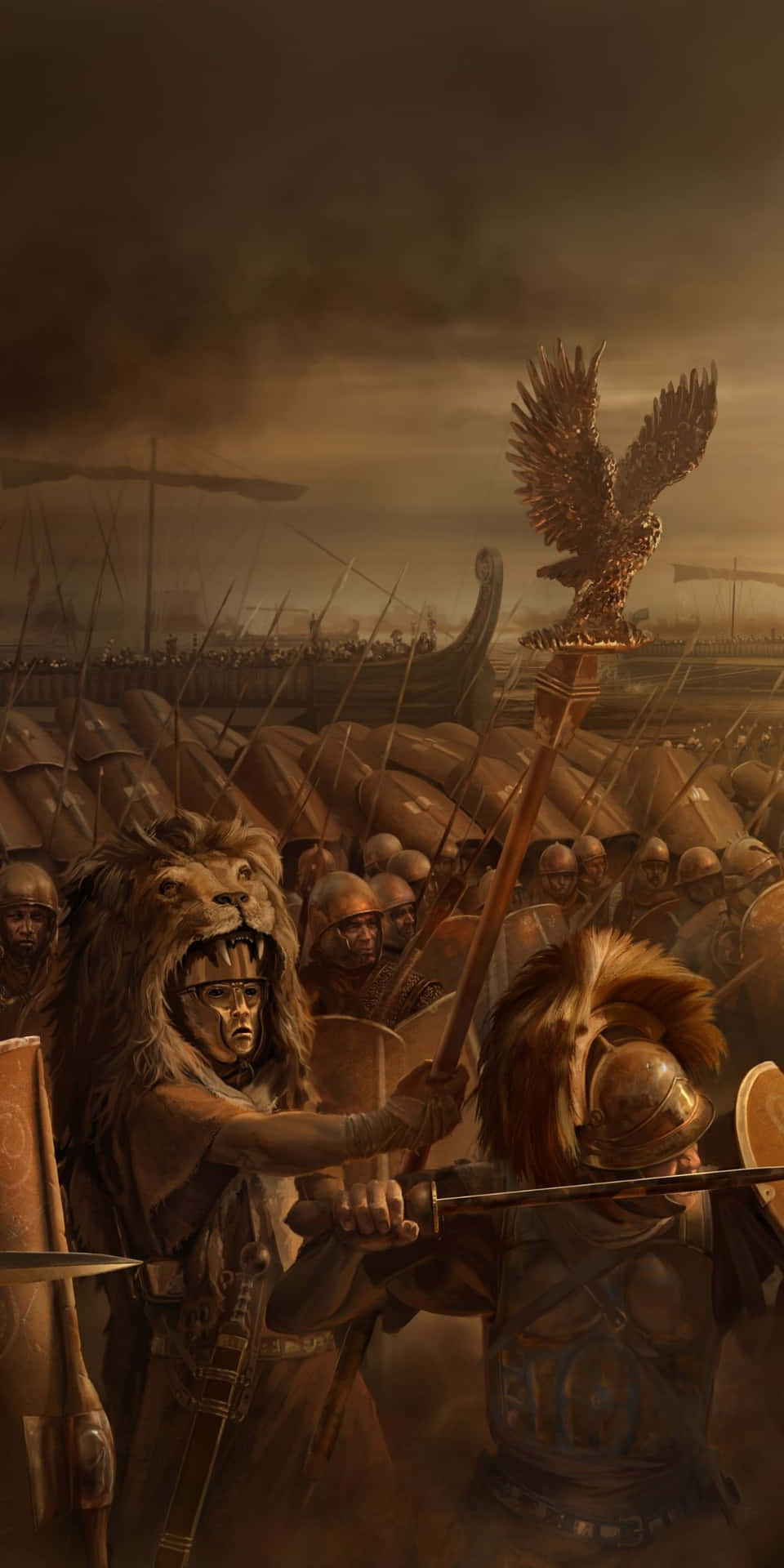 Pixel 3 Total War Rome 2 Background Wallpaper