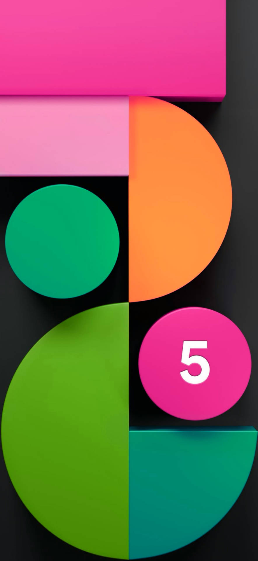 Five, 5, 5 number, five number, neon five, HD phone wallpaper | Peakpx