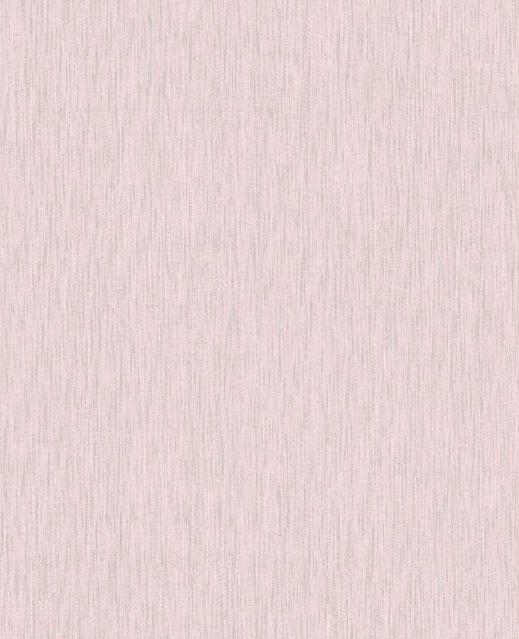 Blush pink textured wallpaper with vertical linen pattern for modern interiors. — Plain Picture