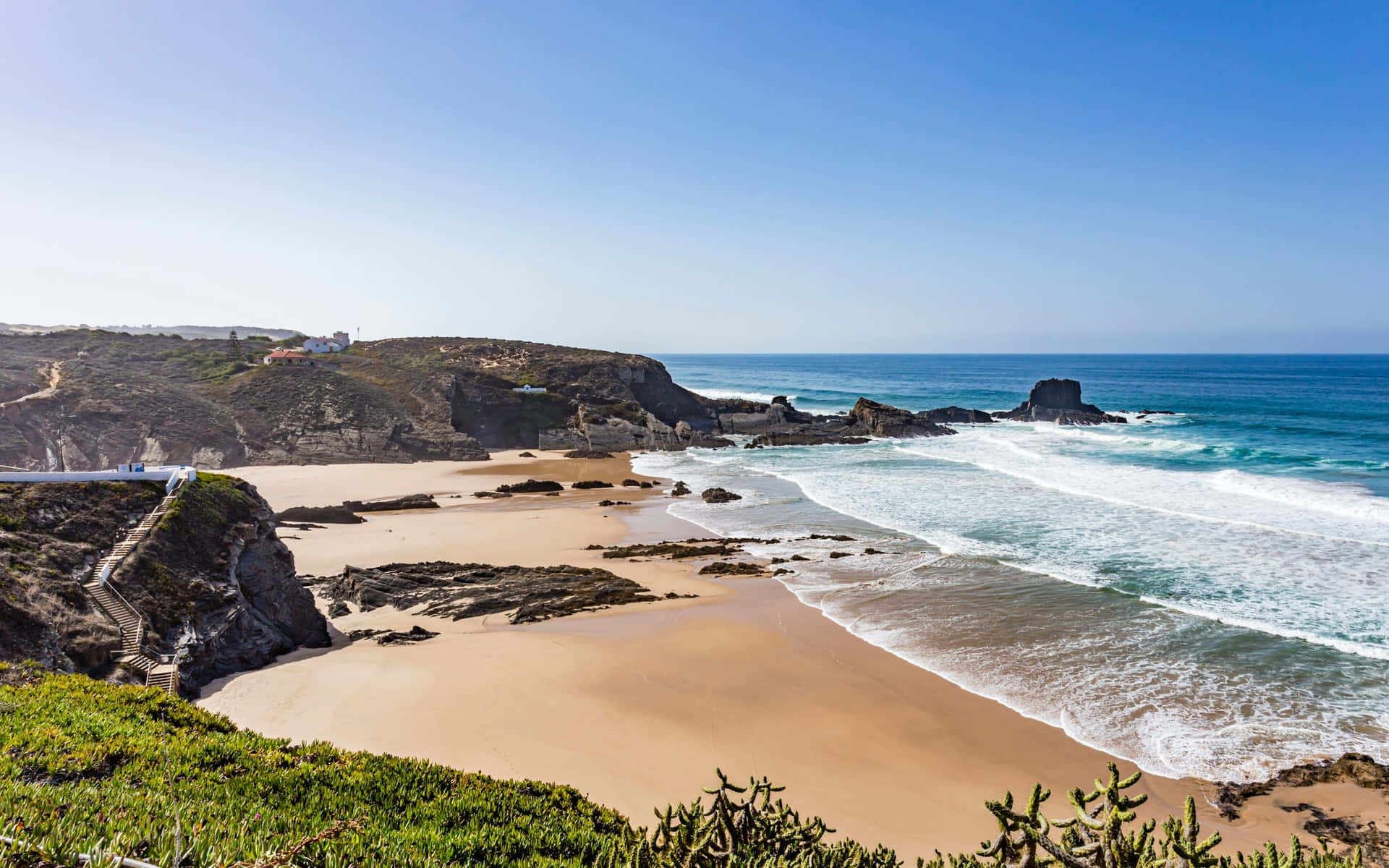 Playa Portuguesa Fondo de pantalla
