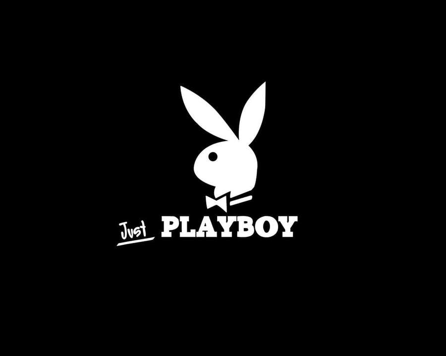 Playboy bunny logo with bowtie and text 'Just PLAYBOY' on black background — Playboy Picture