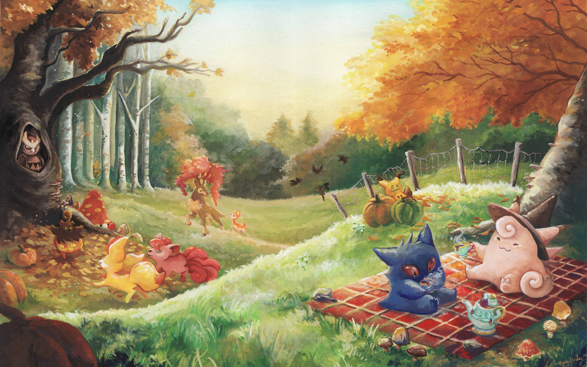 Pokemon Landscape Wallpaper
