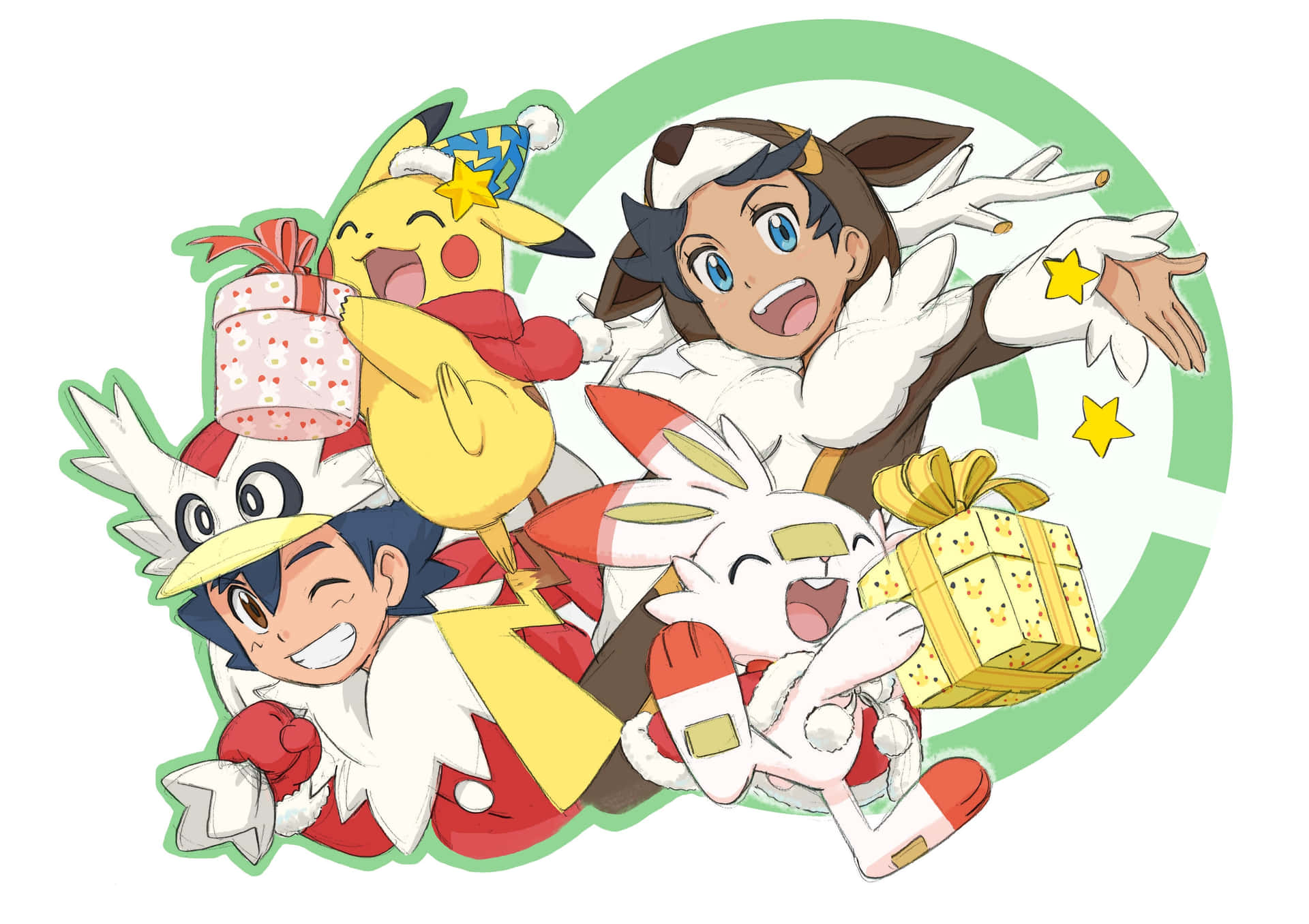 Pokemon Natal Wallpaper