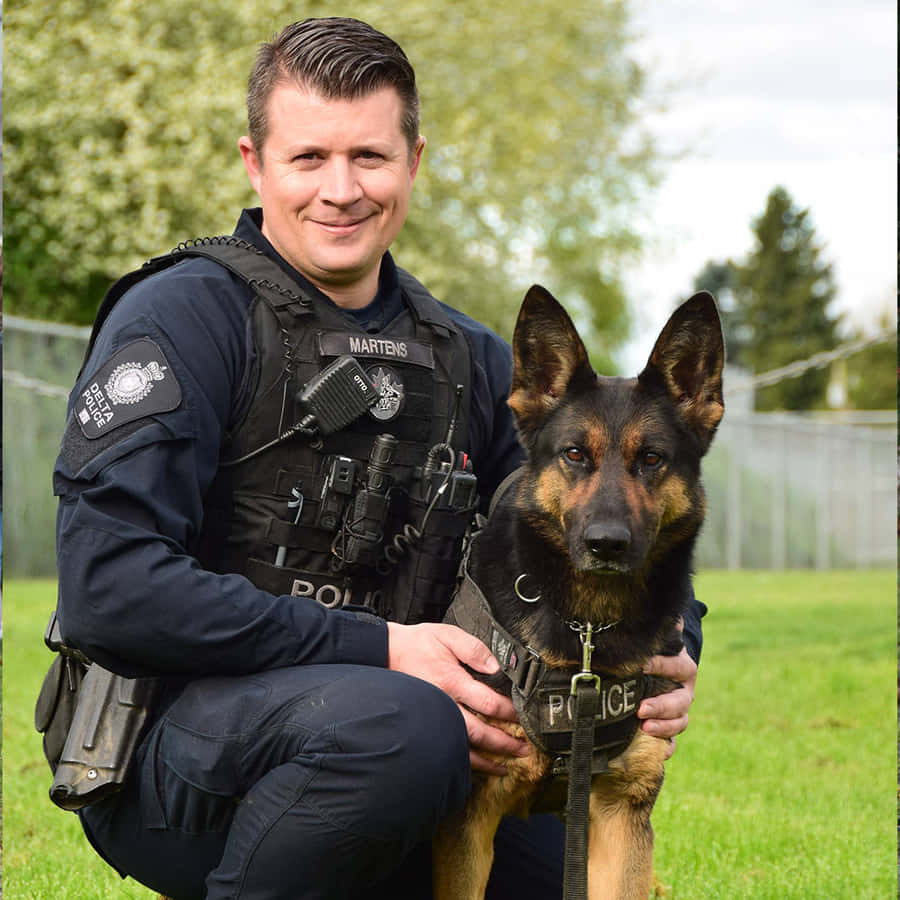 Police Dog Wallpaper