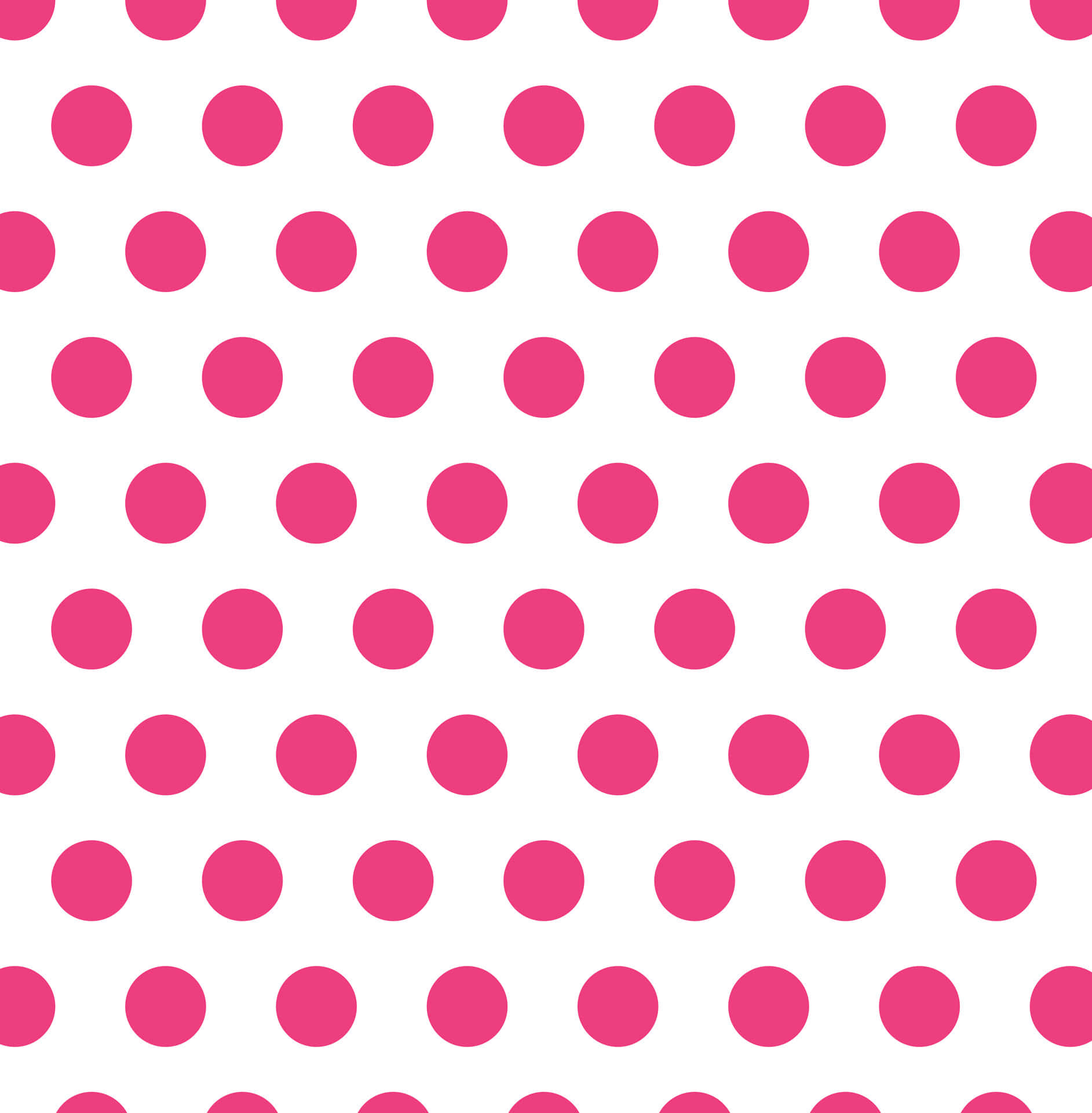 Polka Dot Merah Muda Wallpaper