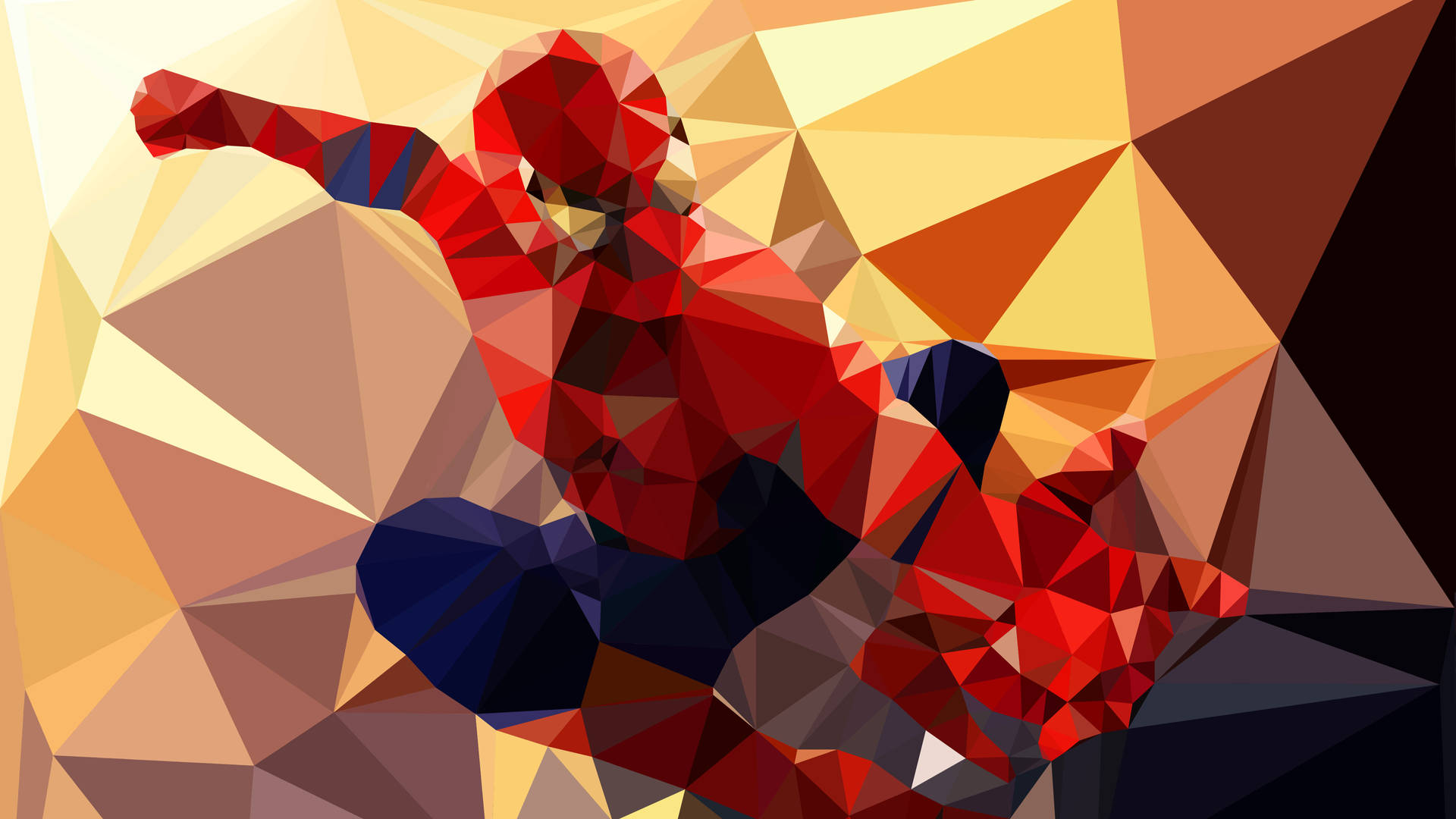 Polygon Art Achtergrond