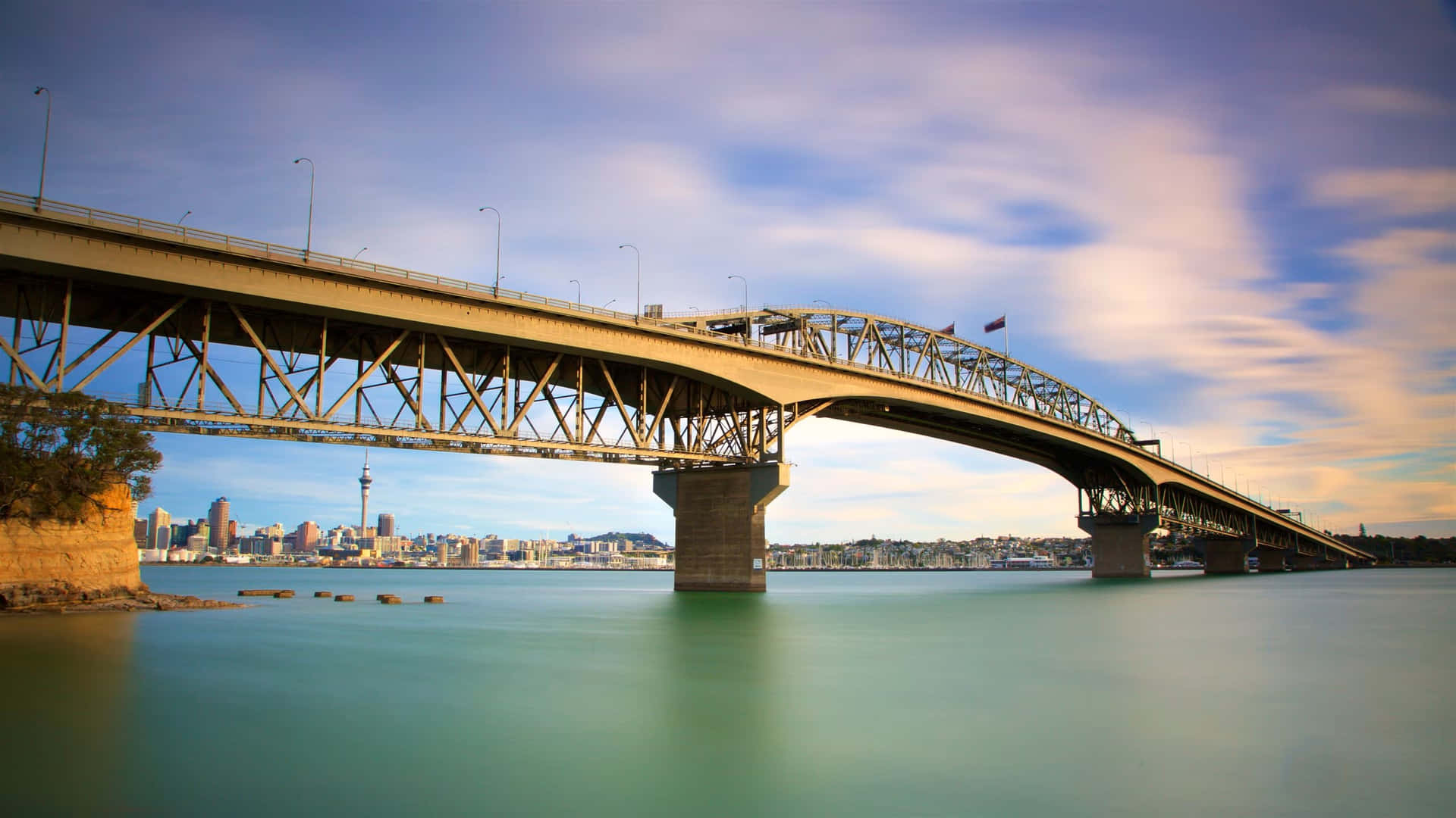 Pont Du Port D'auckland Fond d'écran