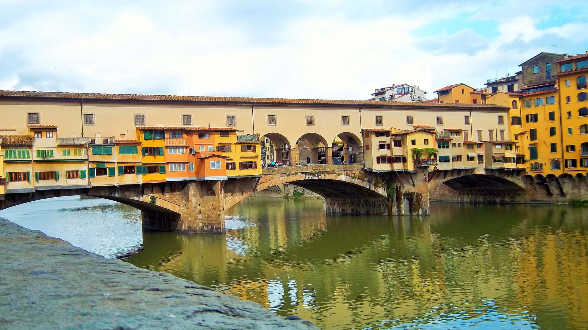 Ponte Vecchio Papel de Parede
