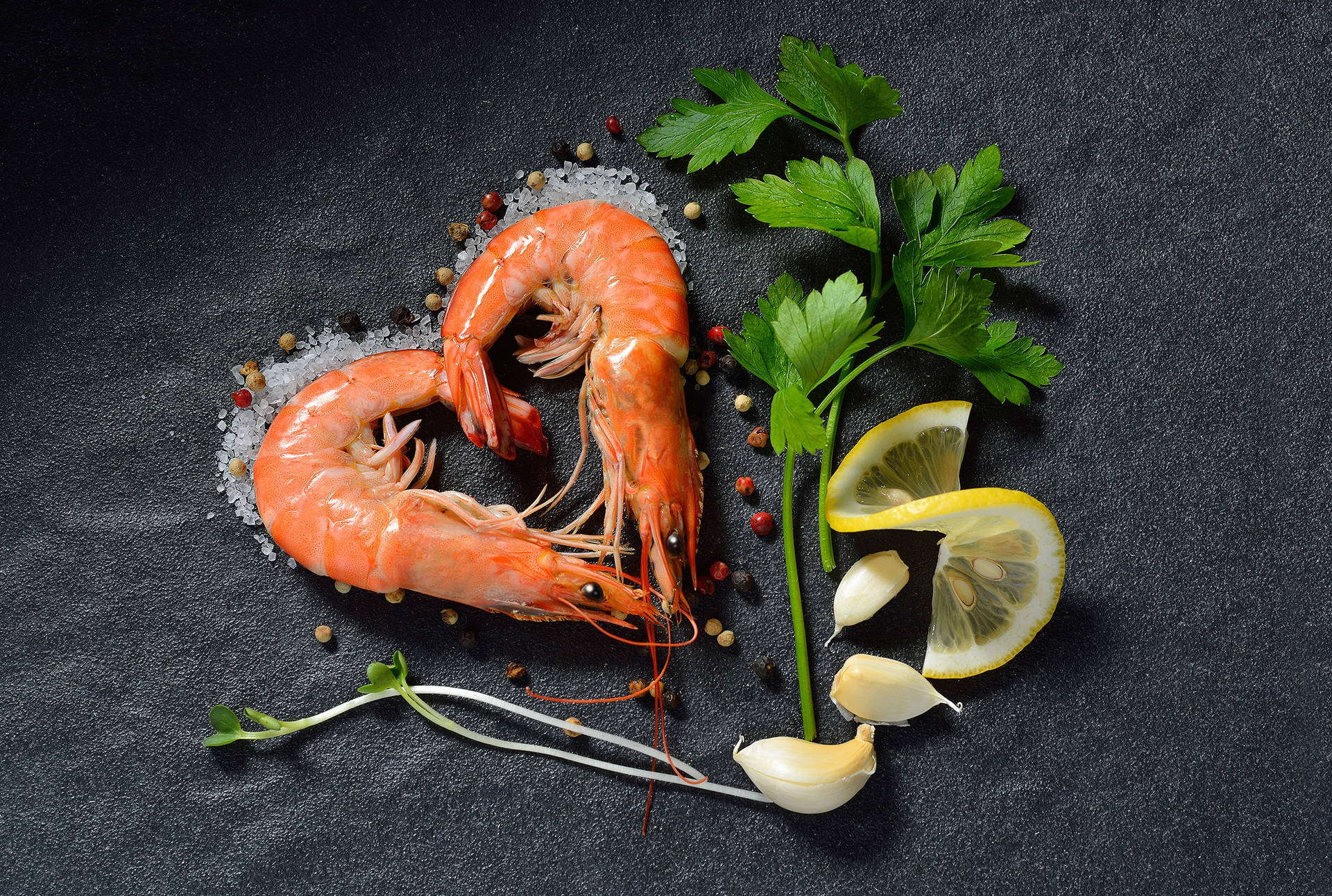 Prawns Bakgrunnsbildet