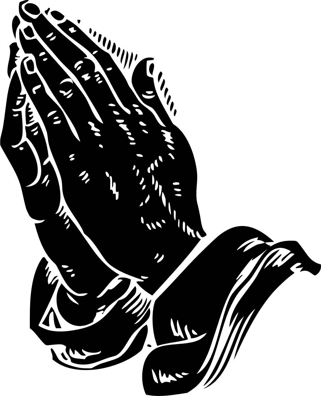 Praying Hands Free Svg SVG
