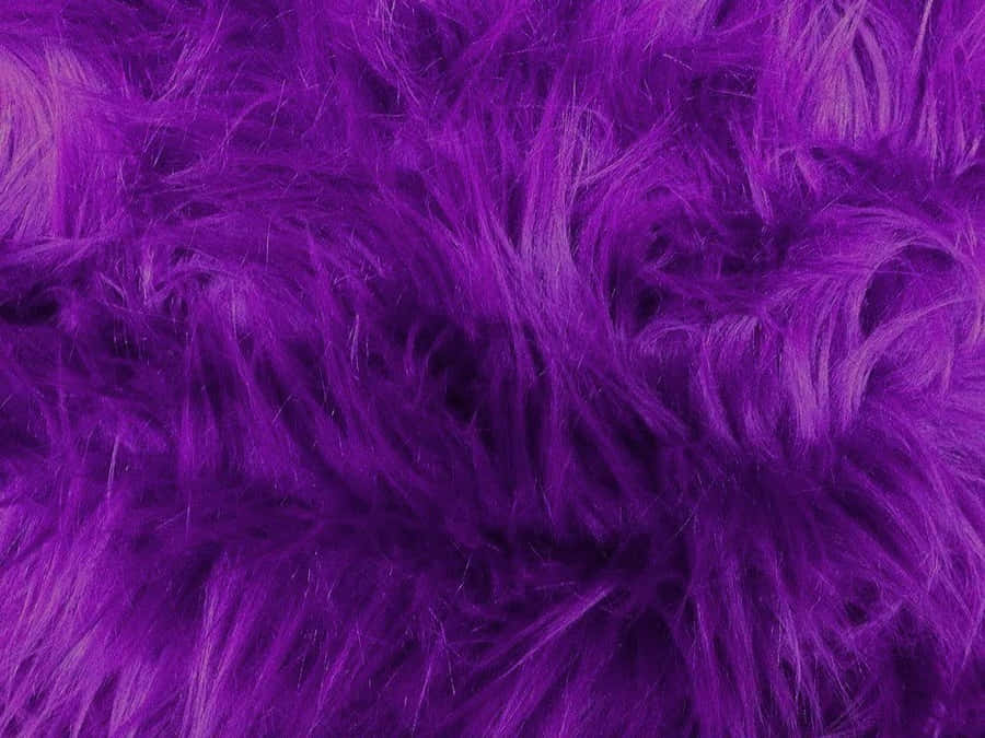 Purple Faux Fur Wallpaper