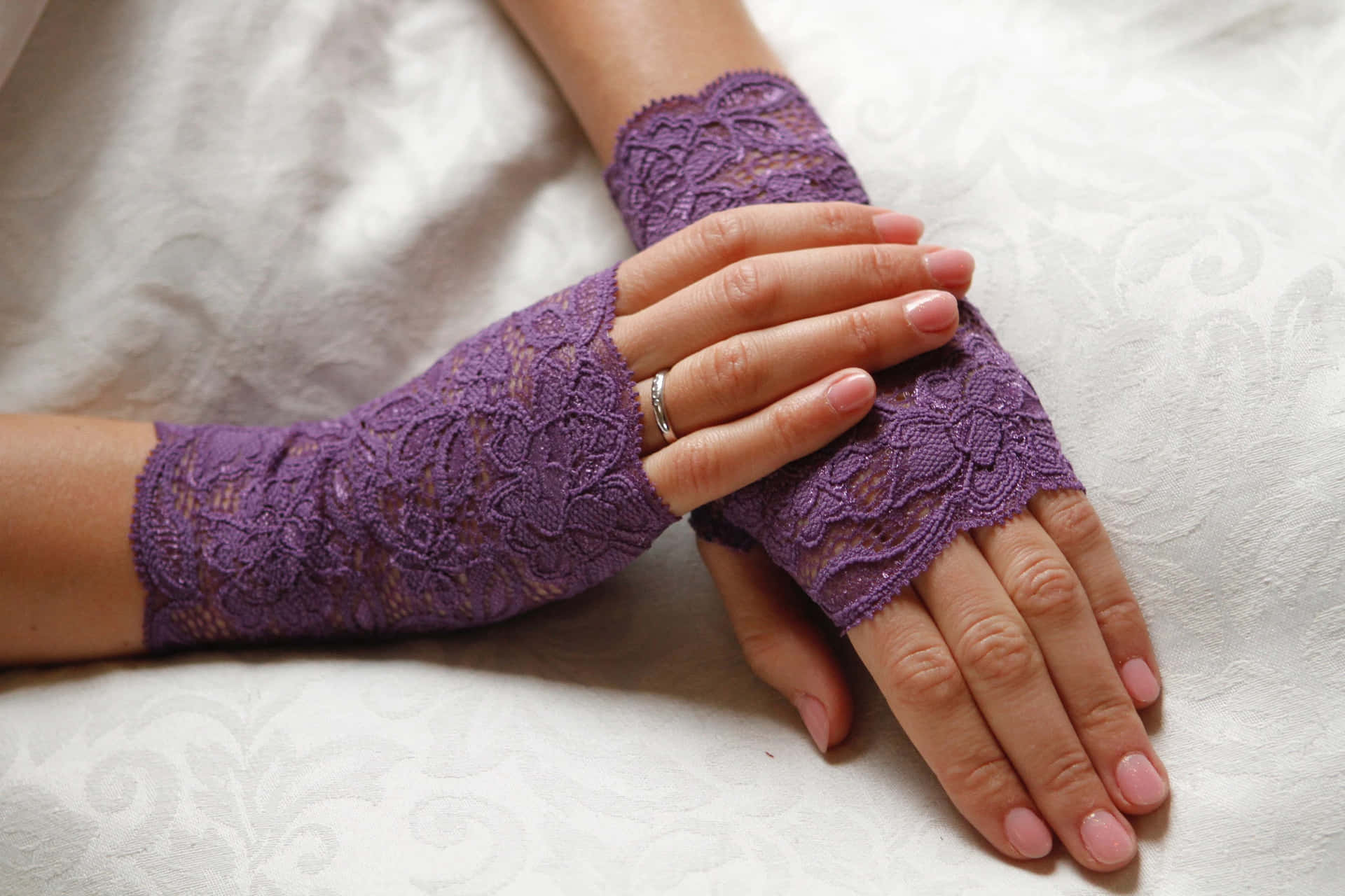 Purple Gloves Wallpaper