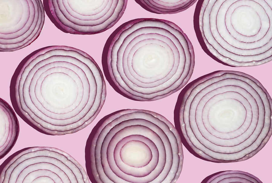 Purple Onions Wallpaper