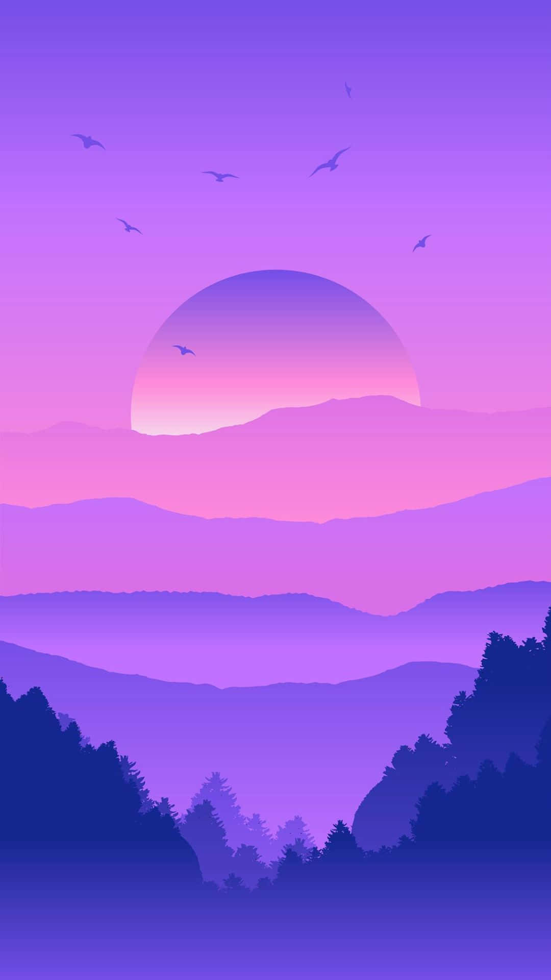 Purple Phone Background Wallpaper