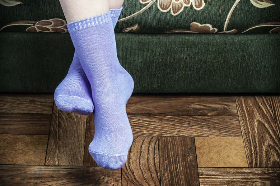 Purple Socks Wallpaper