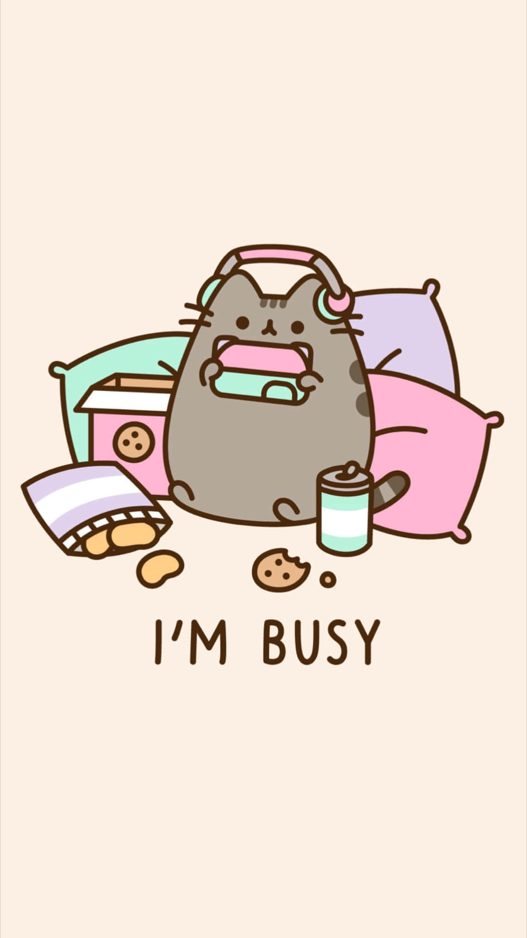 Pusheen Kawaii Wallpaper