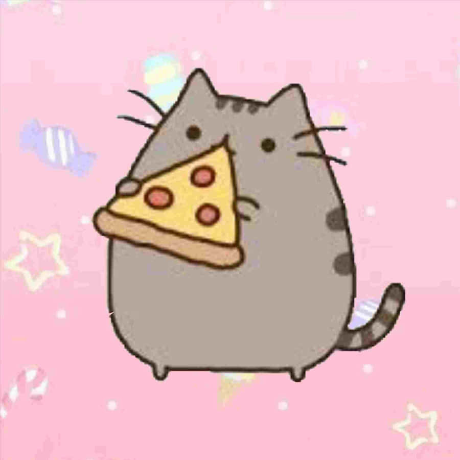 Pusheen Kawaii Taustakuva