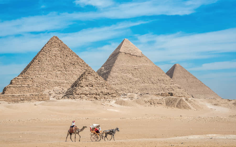 Pyramiderna I Giza Wallpaper