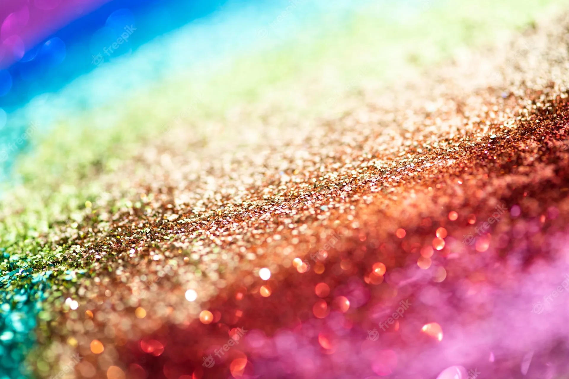 Rainbow Glitter Background