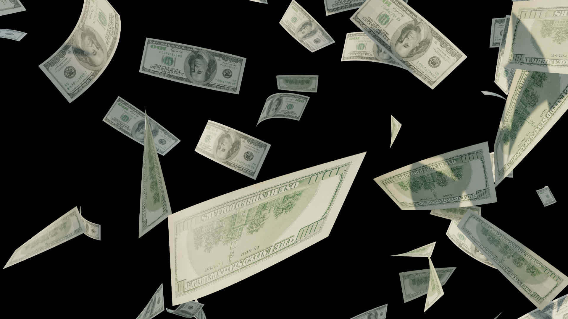 Raining Money Wallpaper