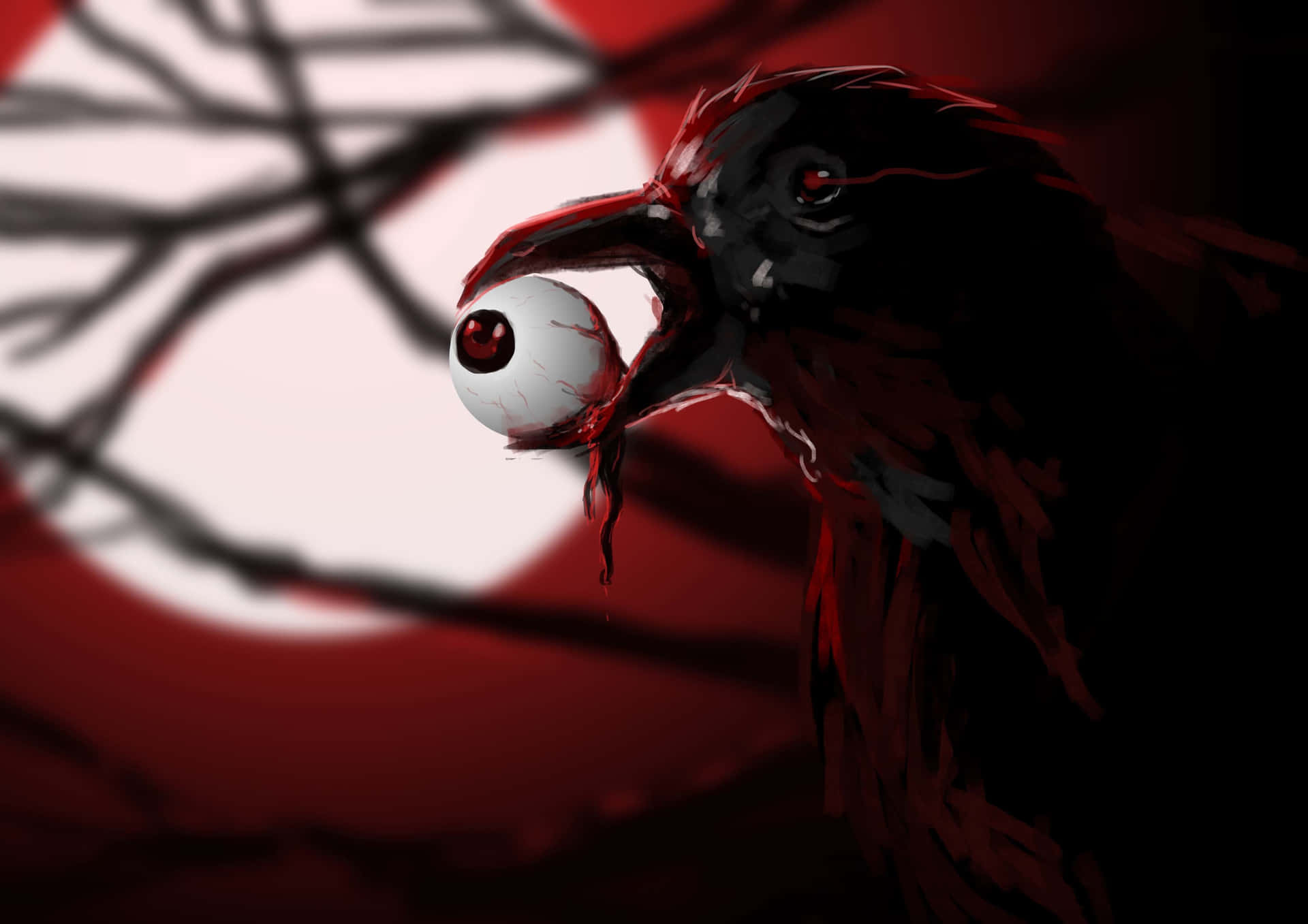 Raven Background Wallpaper
