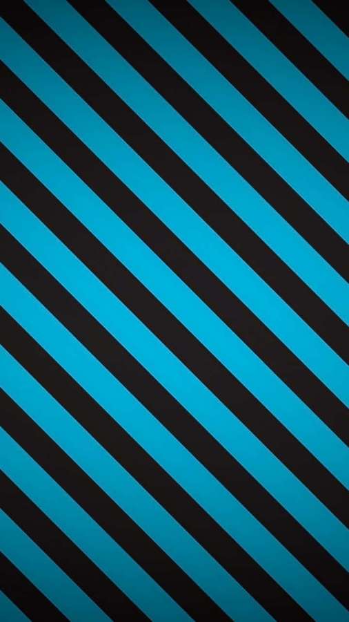 Rayas diagonales en cian y negro formando un patrón geométrico audaz. — Raya Abstracta Fondos de pantalla