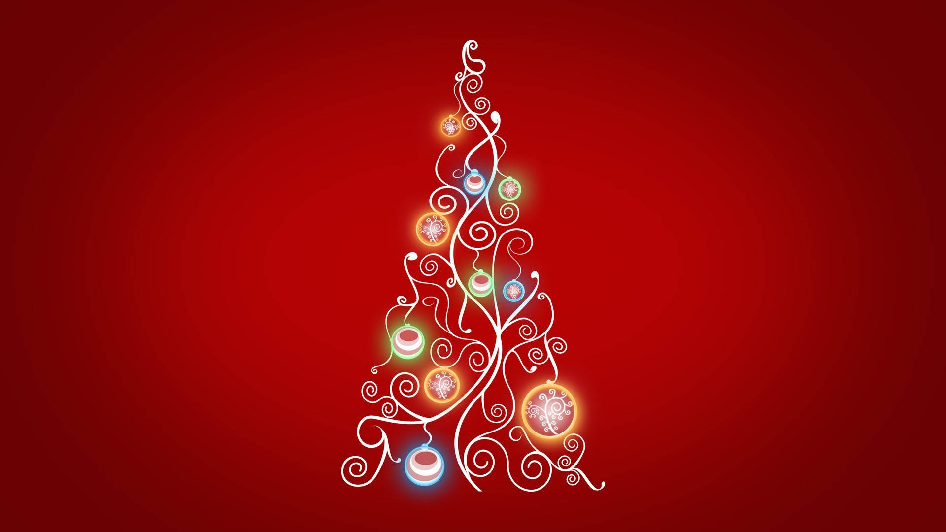 Red Christmas Background Wallpaper