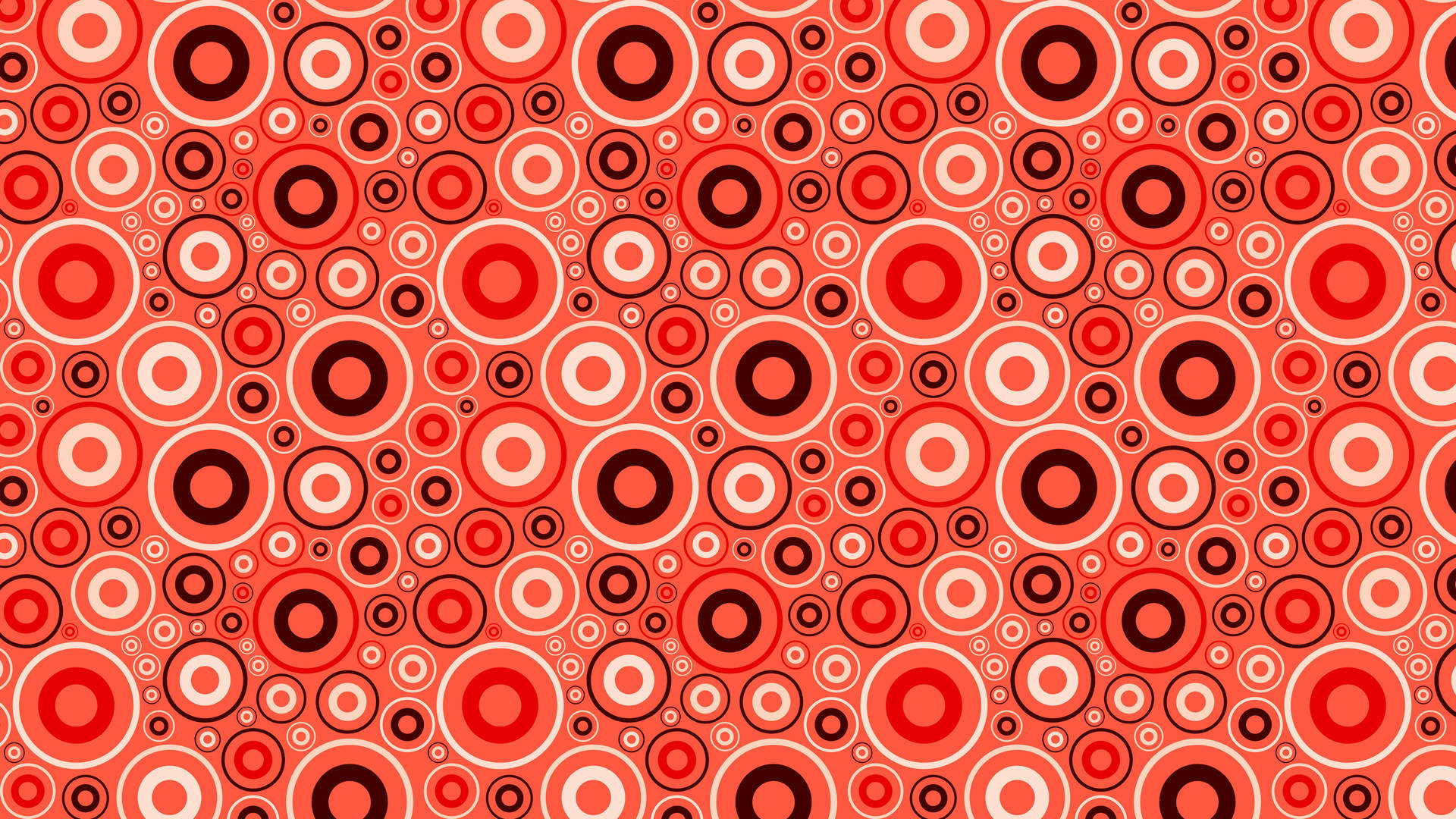 Red Circle Background Wallpaper