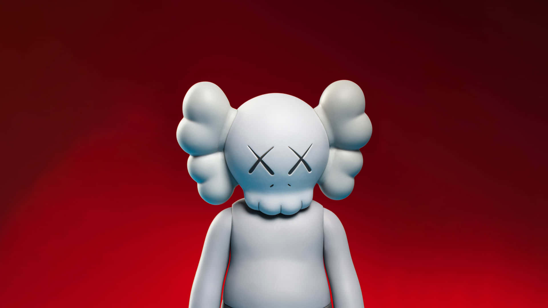 Red Kaws Wallpaper