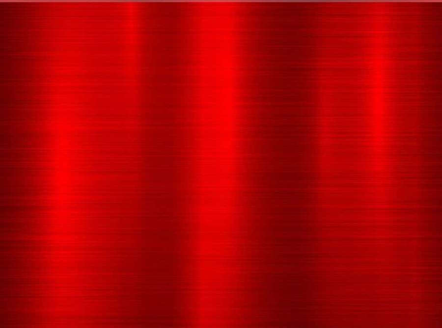 Shiny red brushed metal with vertical light reflections. — Red Metallic Background