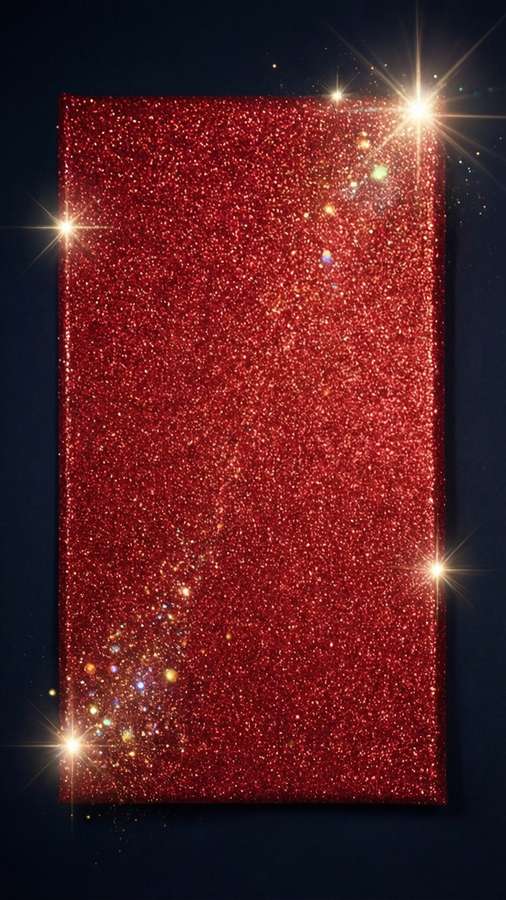 Red rectangle with sparkles and glitter for a glamorous wallpaper. — Red Rectangle Picture