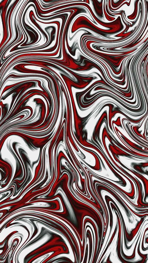 Red White And Black Abstract Wallpaper