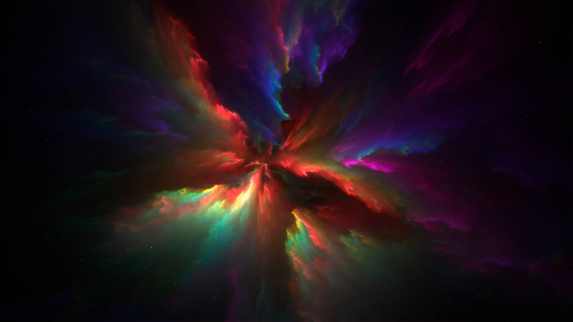 Regenbogen Galaxie Wallpaper