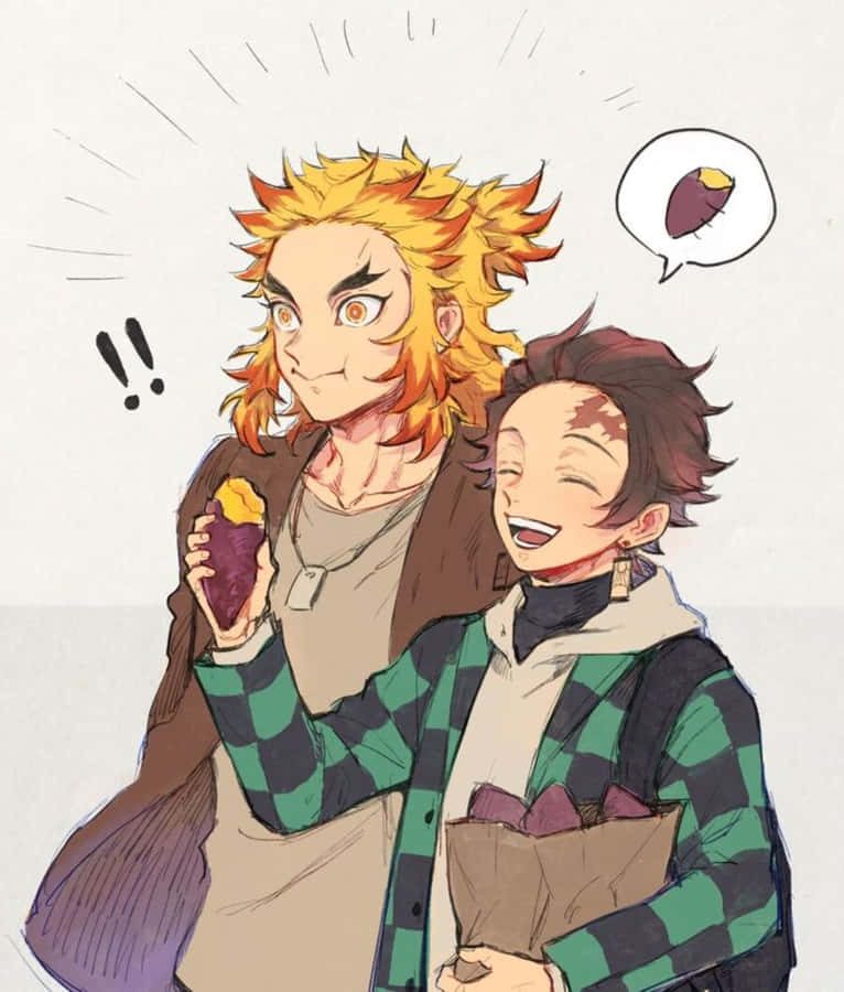 Rengoku Dan Tanjiro Wallpaper