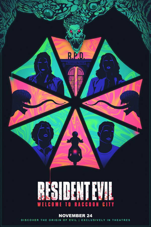 Resident Evil Välkommen Till Tvättbjörn Stad Wallpaper