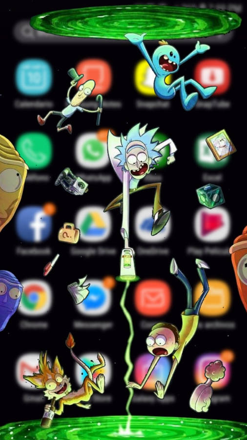Rick And Morty Iphone Taustakuva