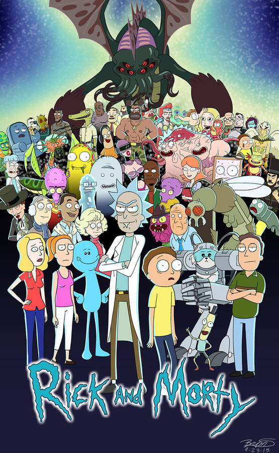 Rick And Morty Phone Background Wallpaper