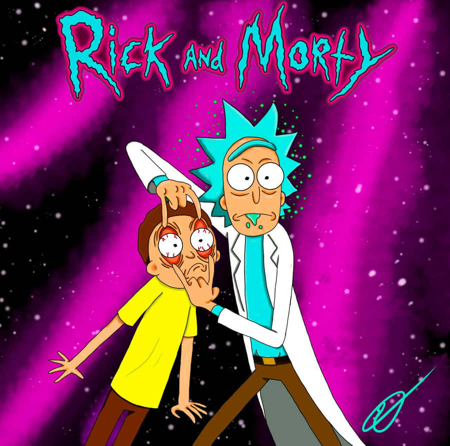 Rick Dan Morty Macbook Wallpaper