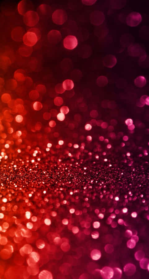 Röd Glitter Wallpaper