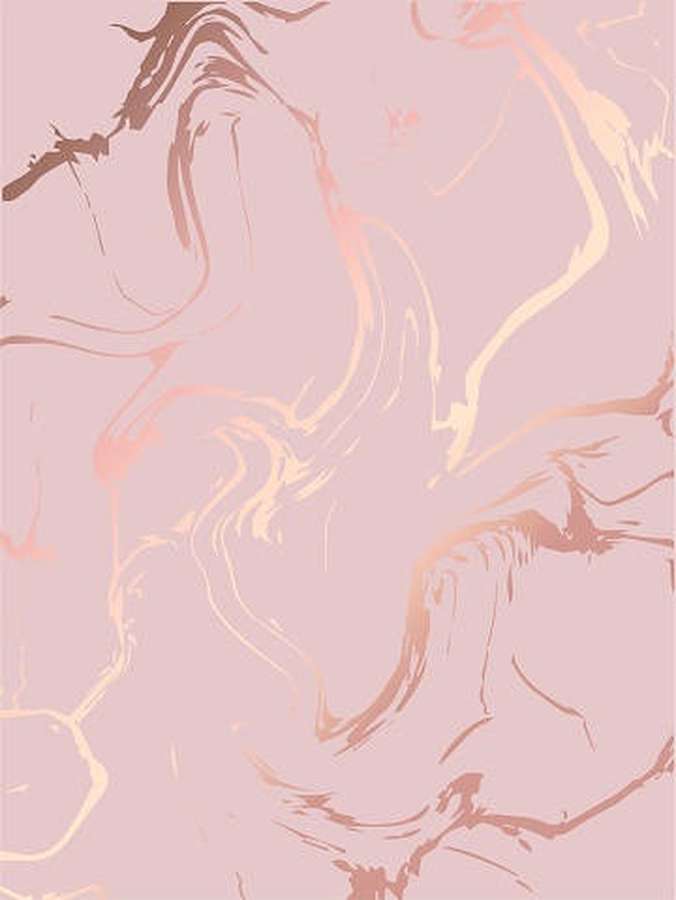 Abstract pink and gold marble swirl pattern with flowing lines. — Rose Gold Marble Wallpaper