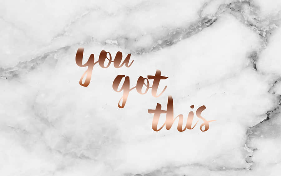 Rose Gold Quotes Background Wallpaper