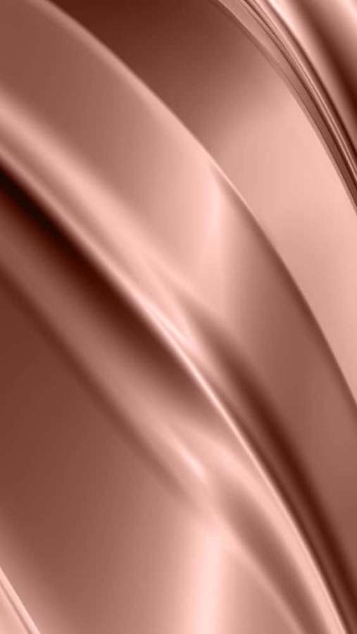 Ruusukultainen kangas virtaavin kaarin ja pehmein valoin — Rose Gold Väri Taustakuvat