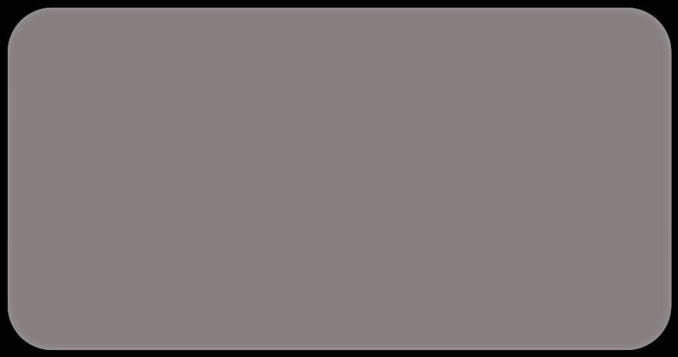 Gray rectangle with rounded corners and black border — Rounded Rectangle PNG