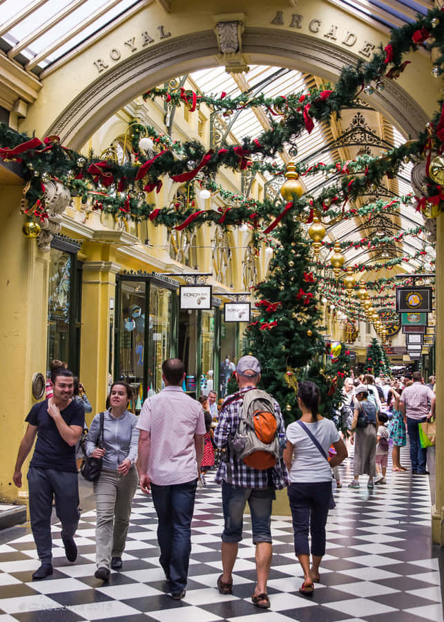 Royal Arcade Melbourne Achtergrond