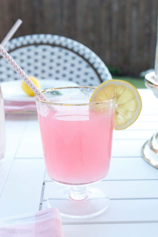 Roze Limonade Achtergrond