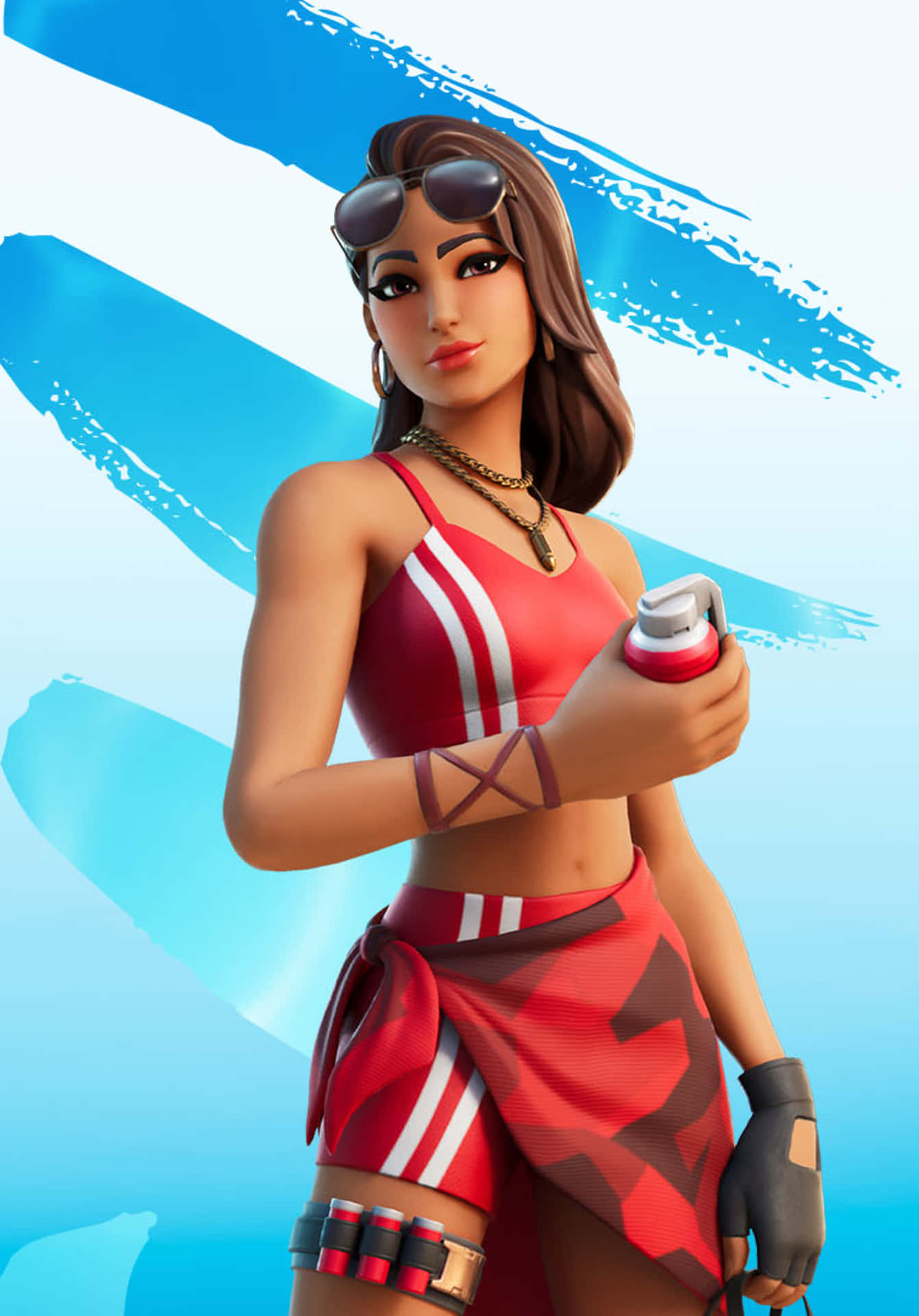 Ruby Fortnite Skin Wallpaper