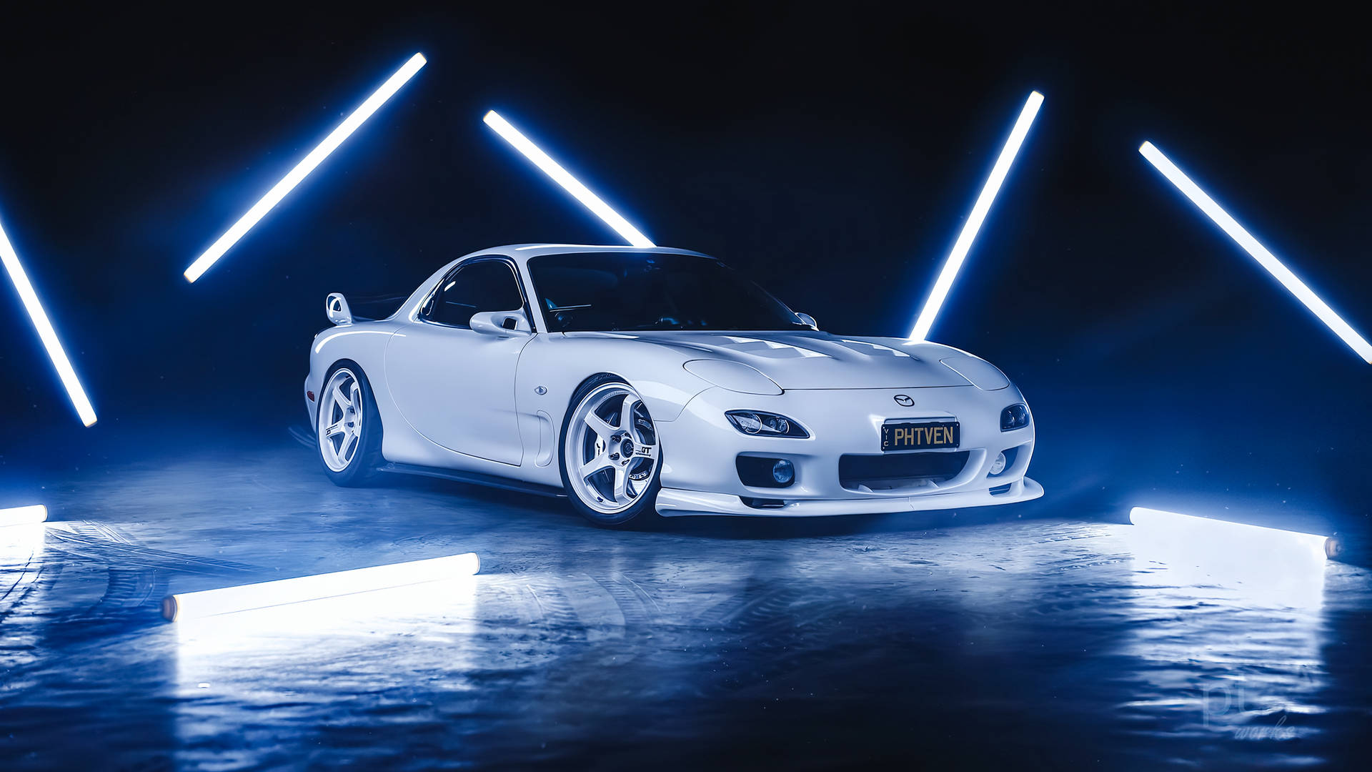 Mazda Rx7 City Night Lights 4k HD Cars 4k Wallpapers Images  Backgrounds Photos and Pictures